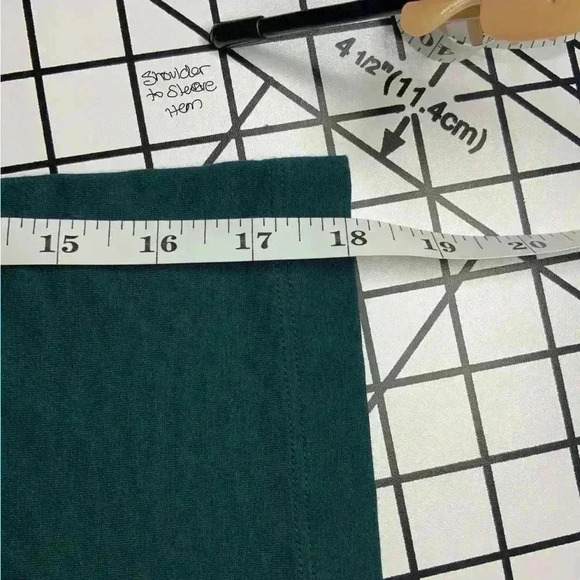 Eileen Fisher Womens Size S/P Forest Green Long Sleeve Dress - Picture 8 of 13